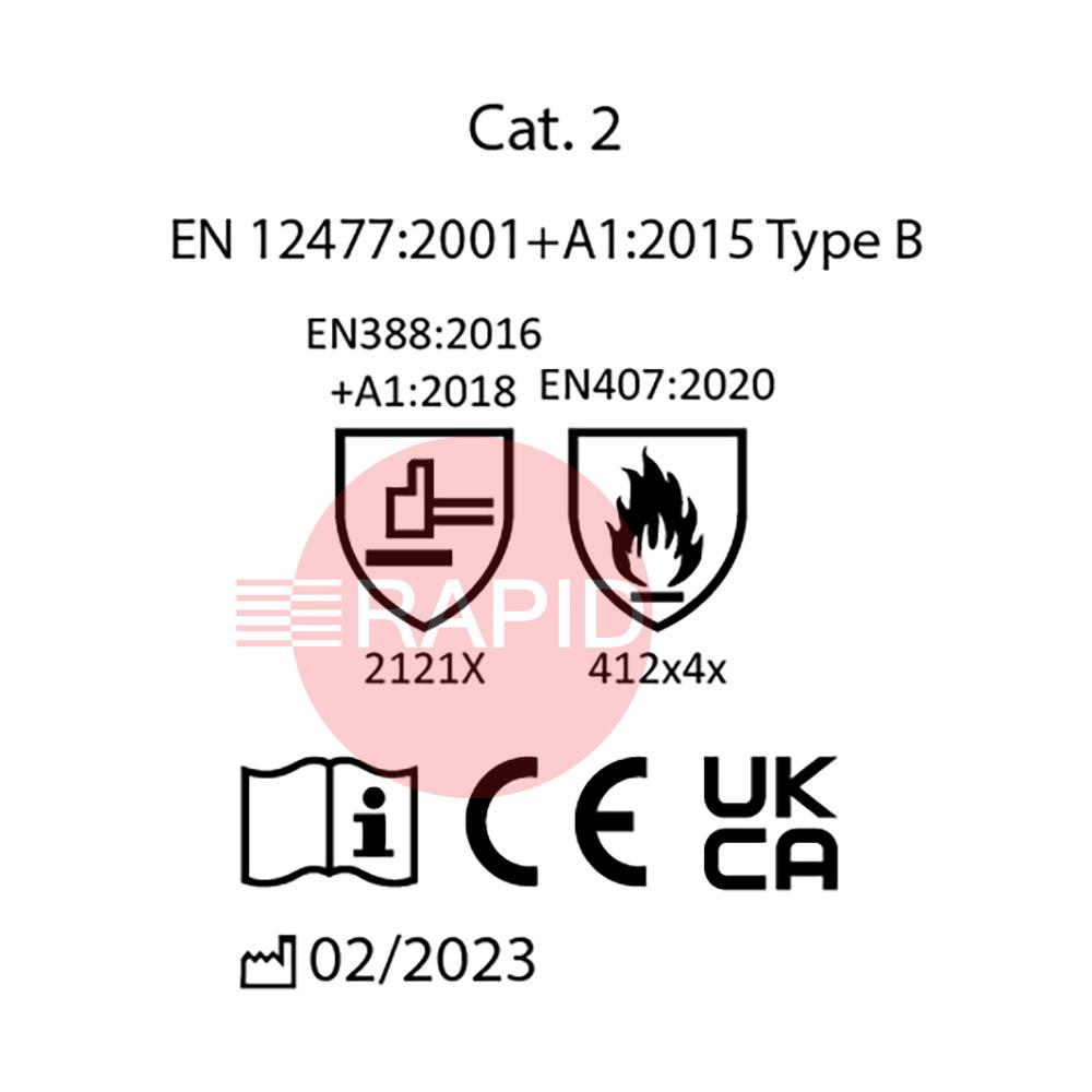 KGSM6S10  Kemppi Craft MIG Model 6 Welding Gloves - Size 10 (Pair)